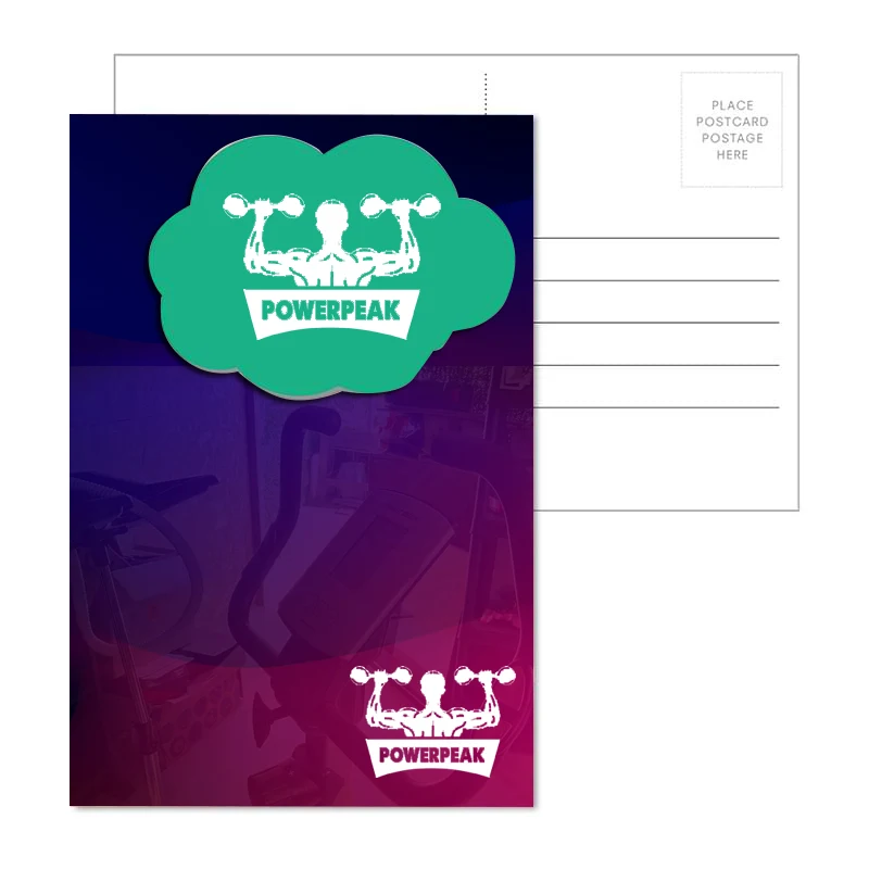 Post Card with Full Color Cloud Coaster 1