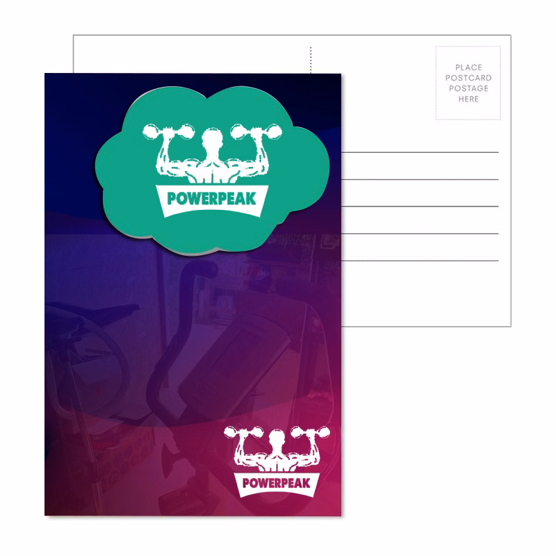 Post Card with Full Color Cloud Coaster