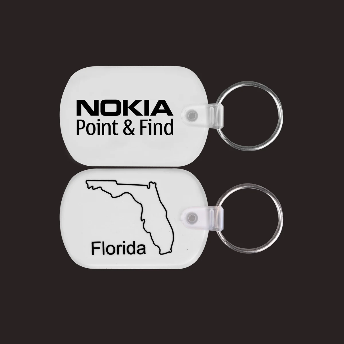 Florida Map PVC Key Holder 1