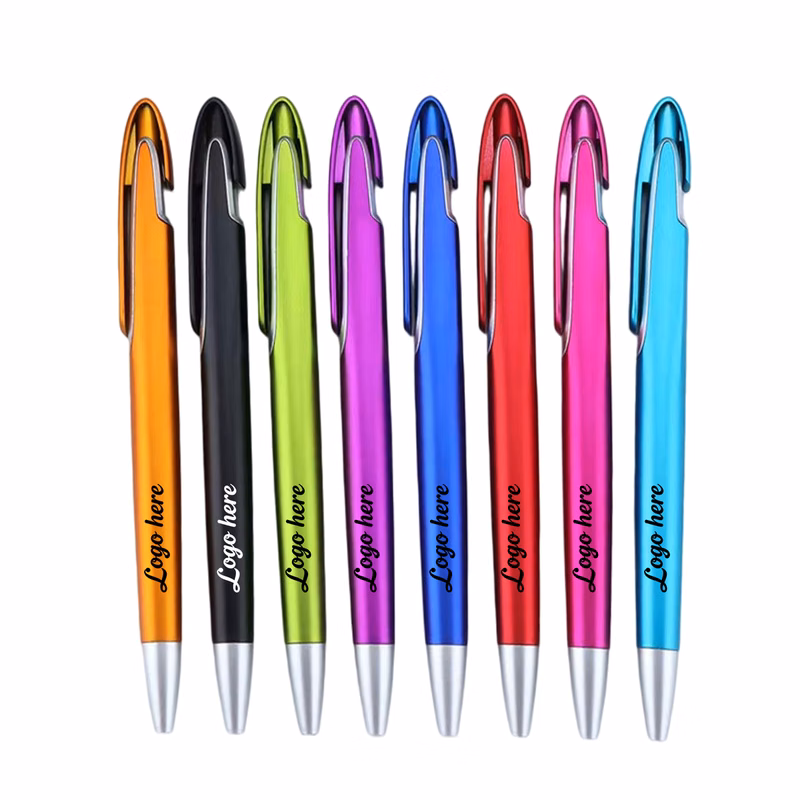 Ballpoint Pen with a Wide-Band Clip