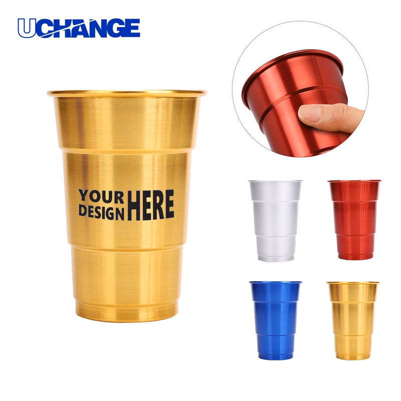 16oz Eco-Friendly Aluminum Drinking Cup