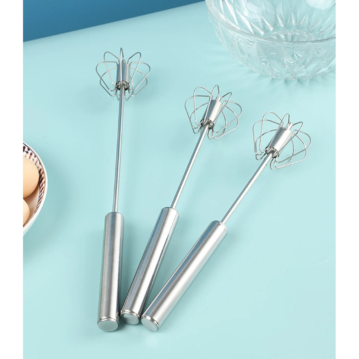 Stainless Steel Egg Whisk 1
