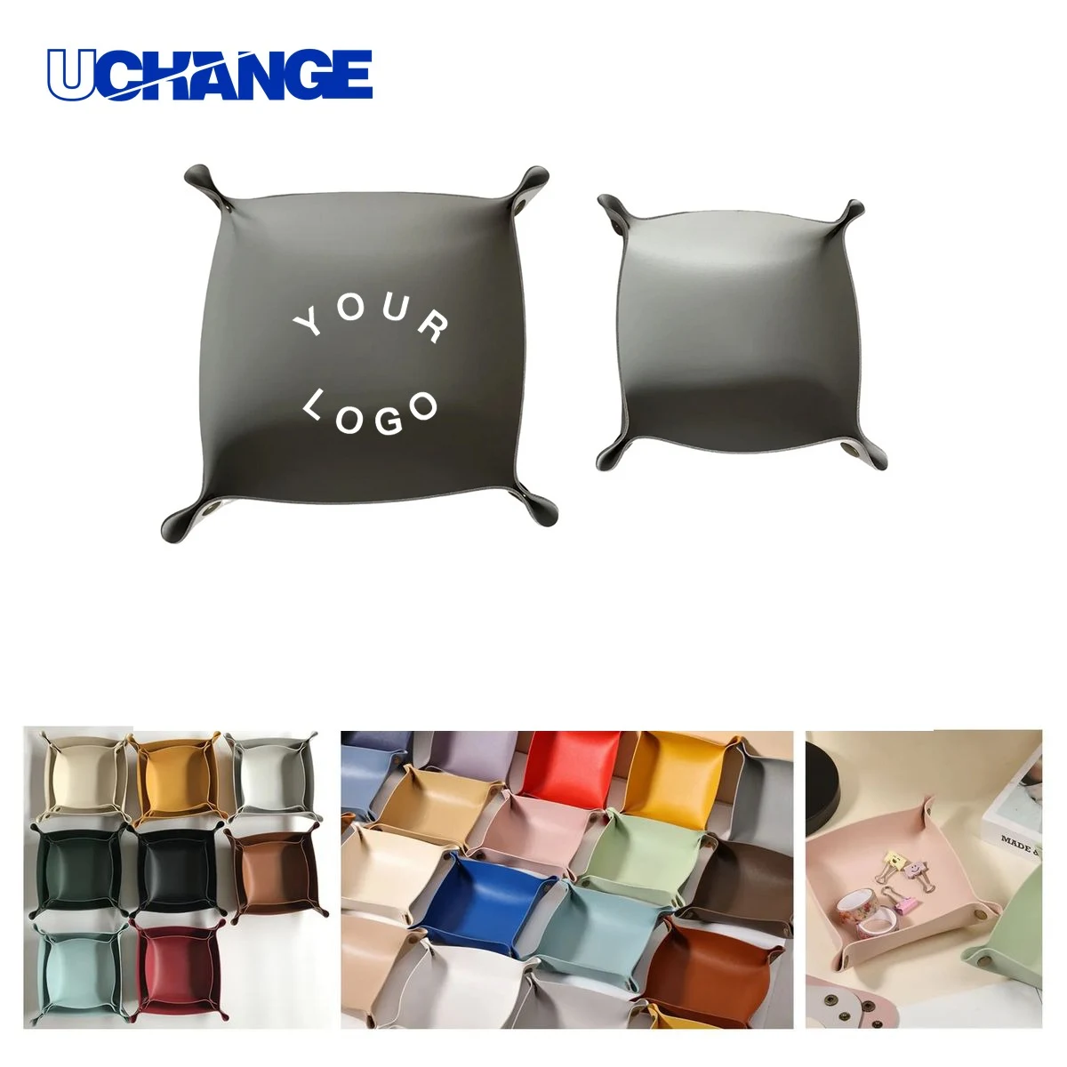 PU Leather Storage Tray 1