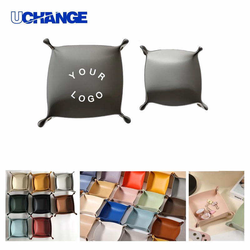 PU Leather Storage Tray