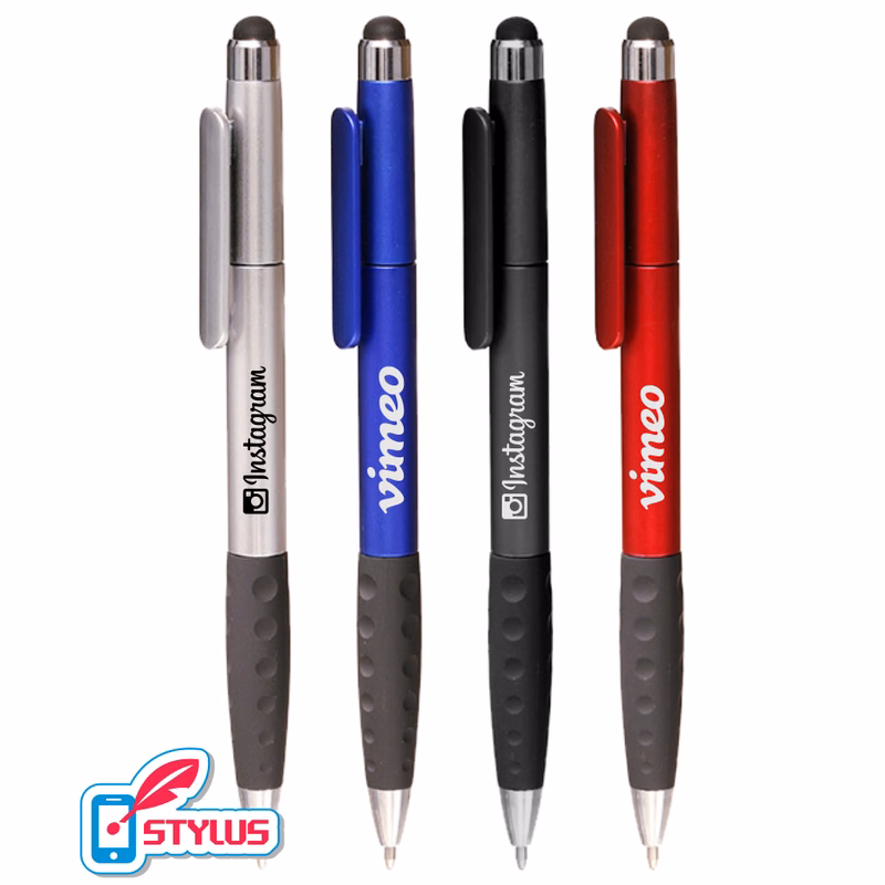 Union Printed "Frilly" Stylus Twist Pen