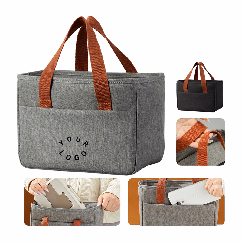 Water Resistant Insulated Food Bag with Carry Handles