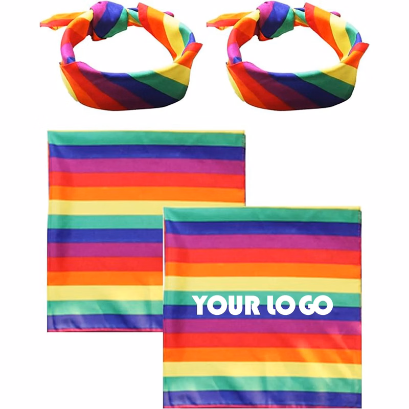 Custom Gay Pride Rainbow Bandana