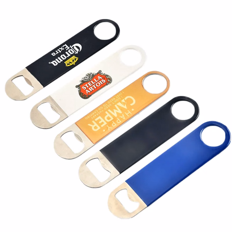 Colored Bottle Opener Keychain