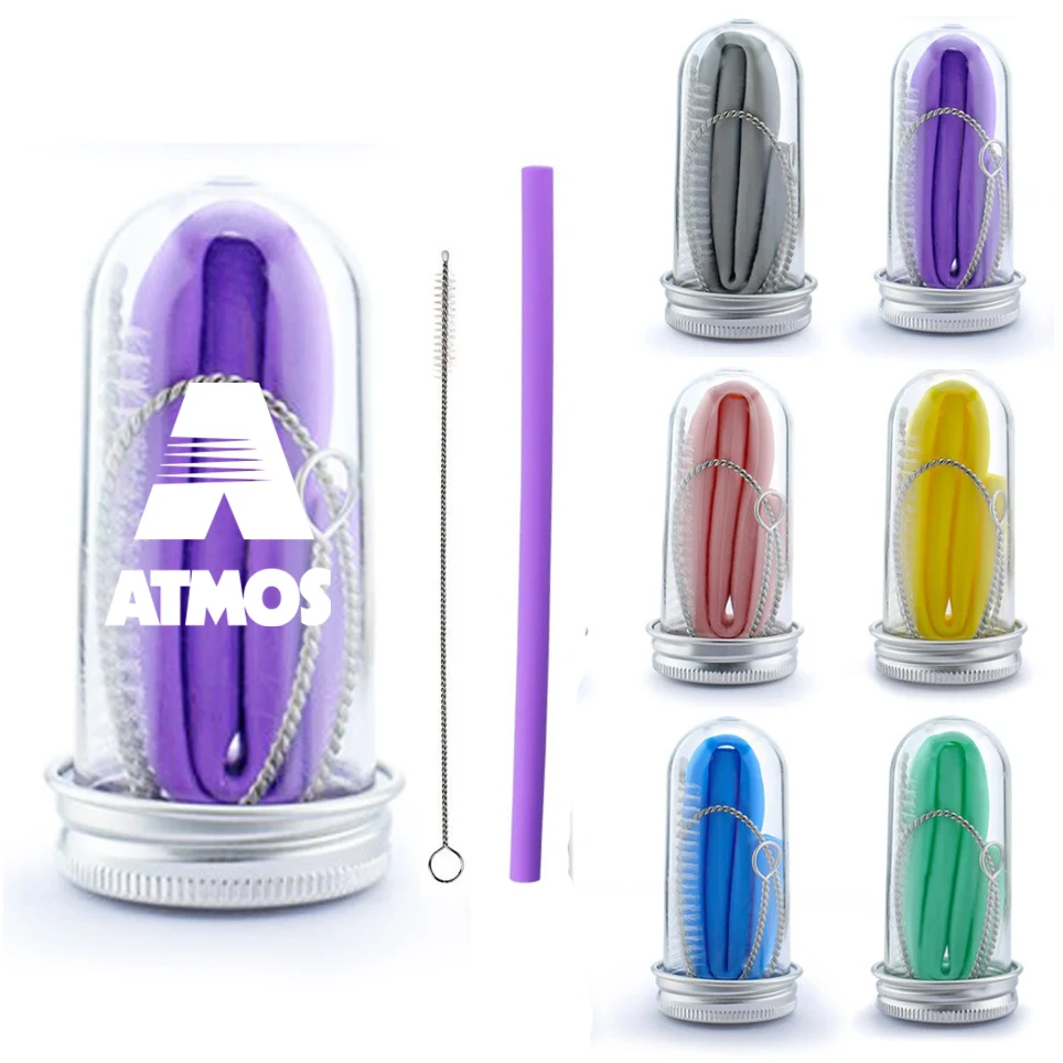 PocketSip Silicone Collapsible Straw Kit 1