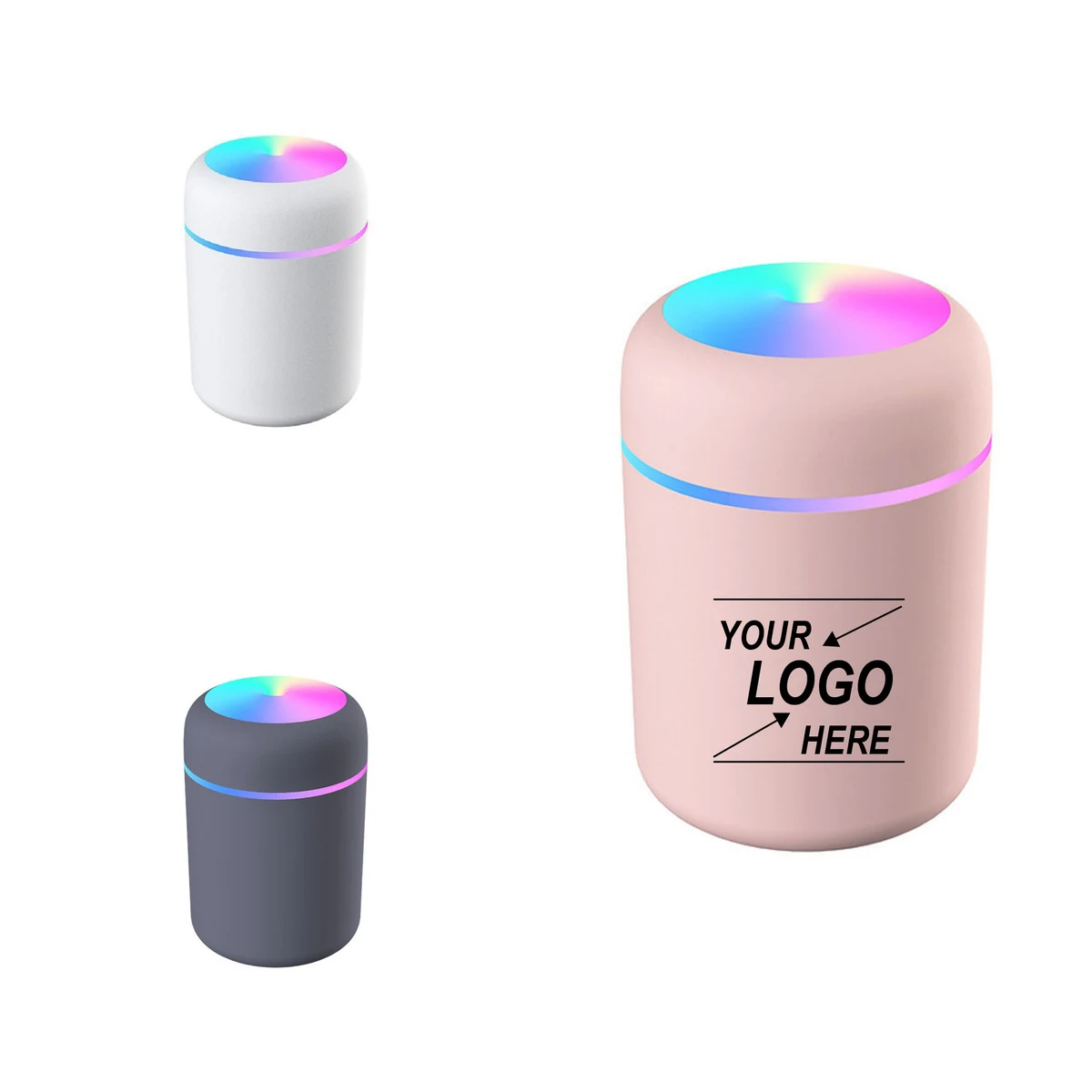Portable 300ml USB Cool Mist Humidifier with LED Light for Bedroom 1