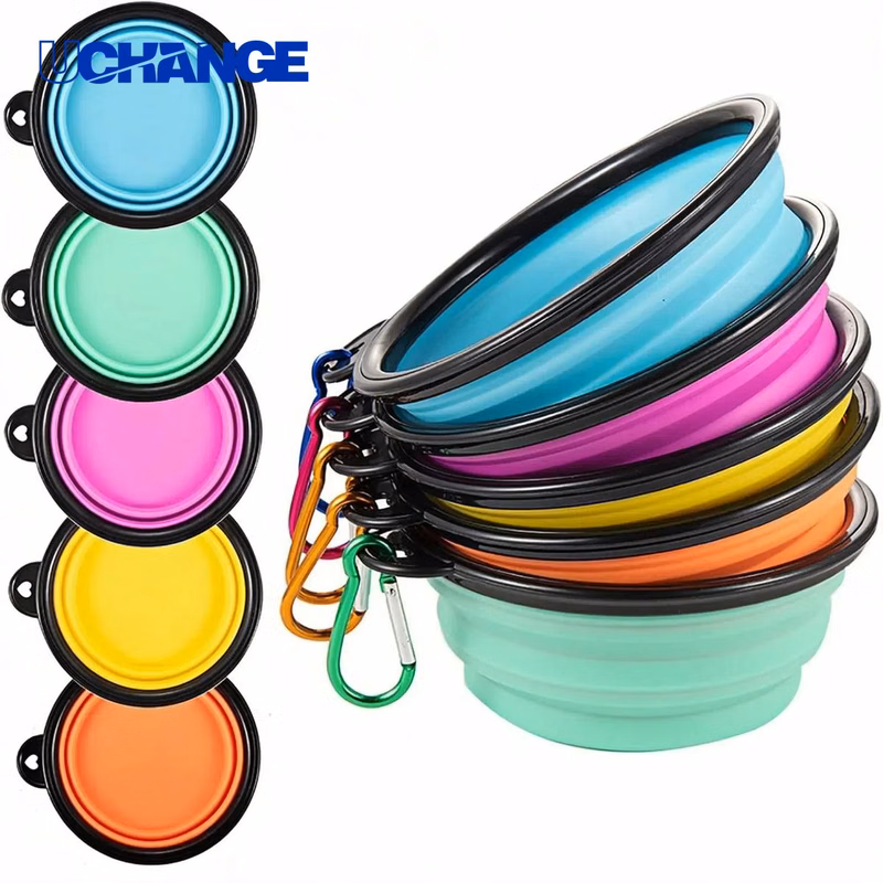 34oz Outdoor Folding Pet Bowl