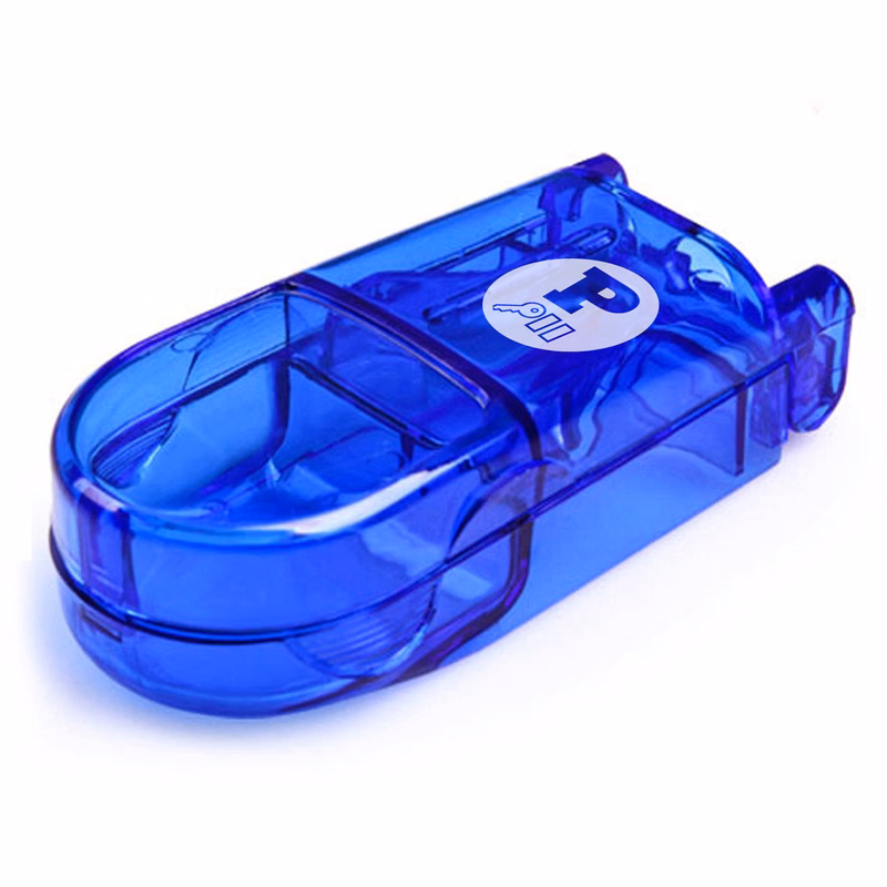 Portable Pill Cutter Splitter Case Box