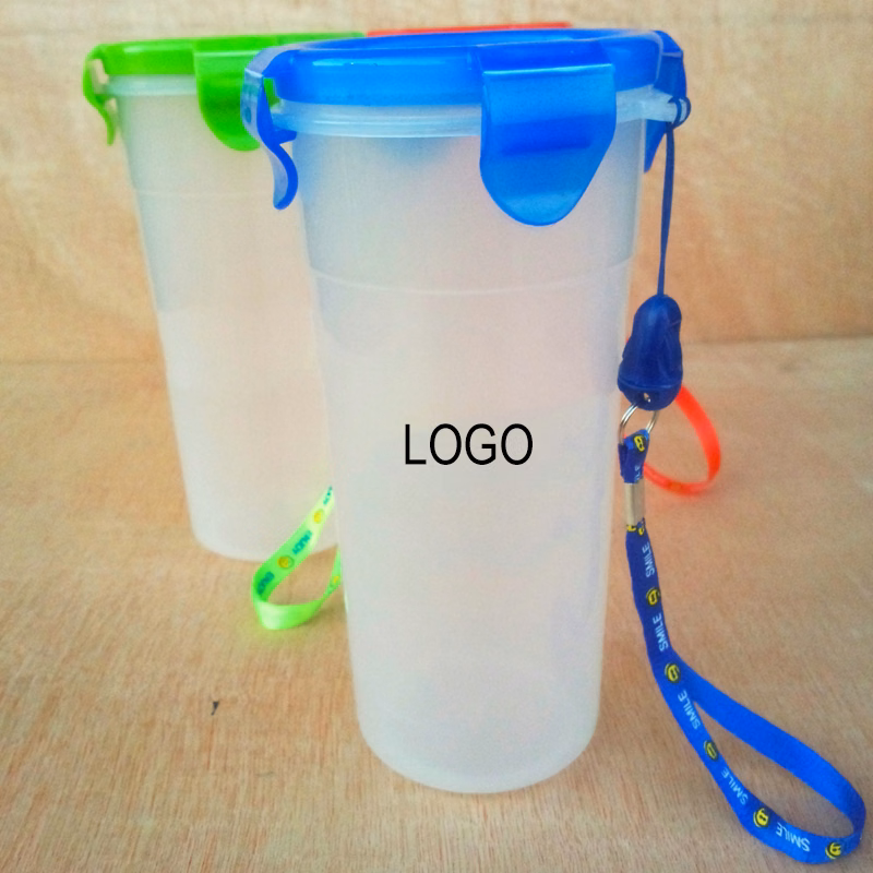 470mL Plastic Cup, Tumbler With Lid
