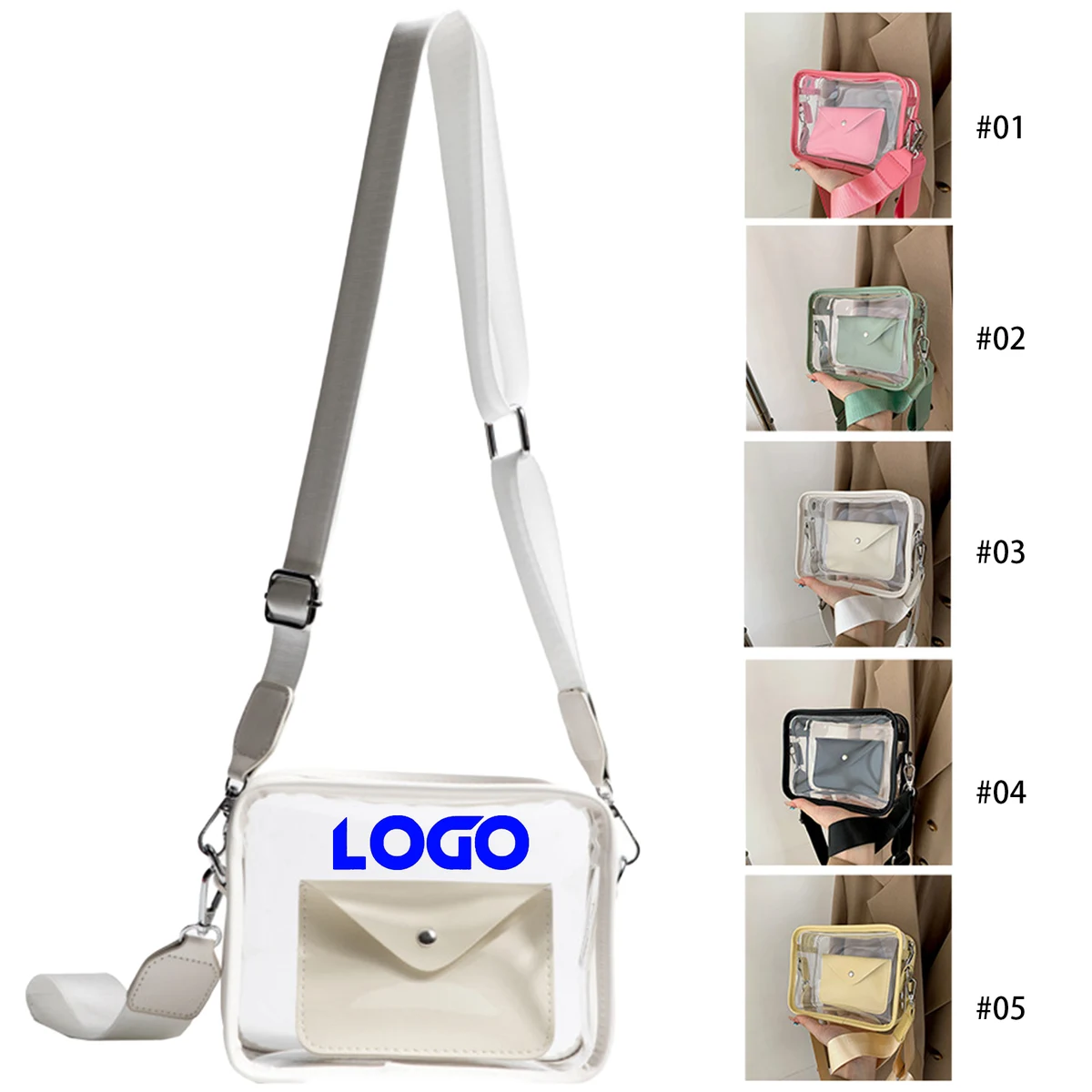 Mini Clear Crossbody Purse 1