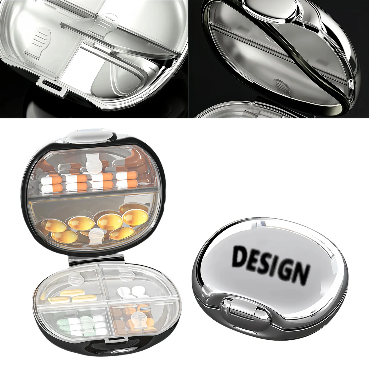 Premium Weekly Pill Organizer With Triple Moisture Proof 1