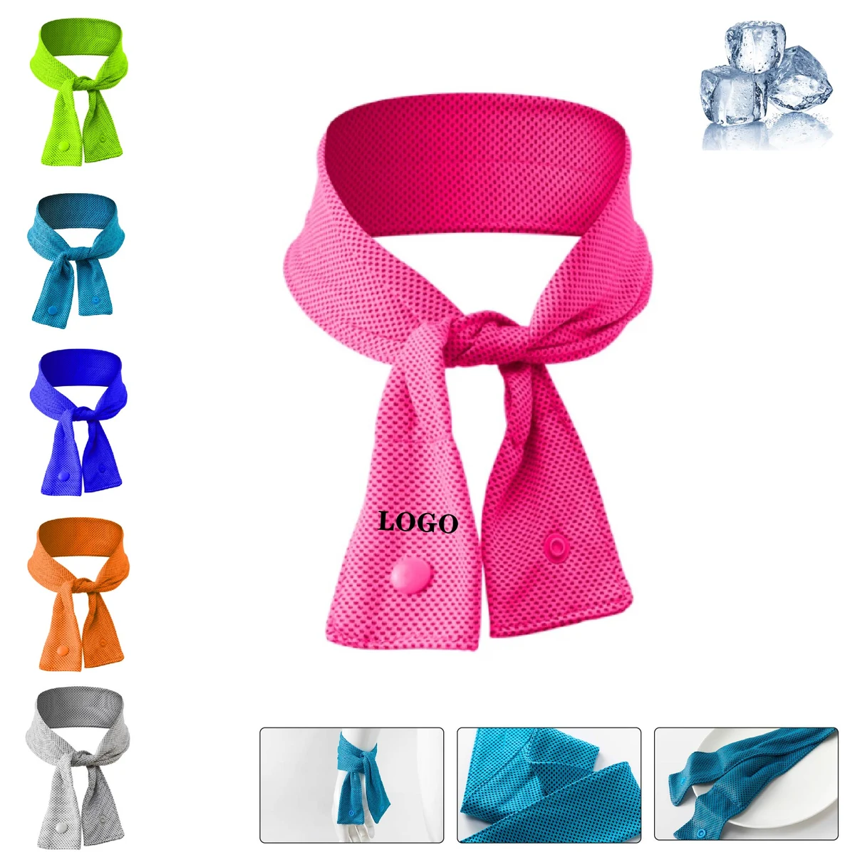 MOQ 10 pcs Cooling Ice Scarf 1