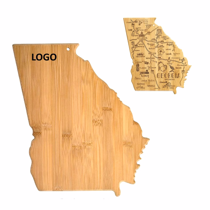 Georgia State Shaped Serving Cutting Board