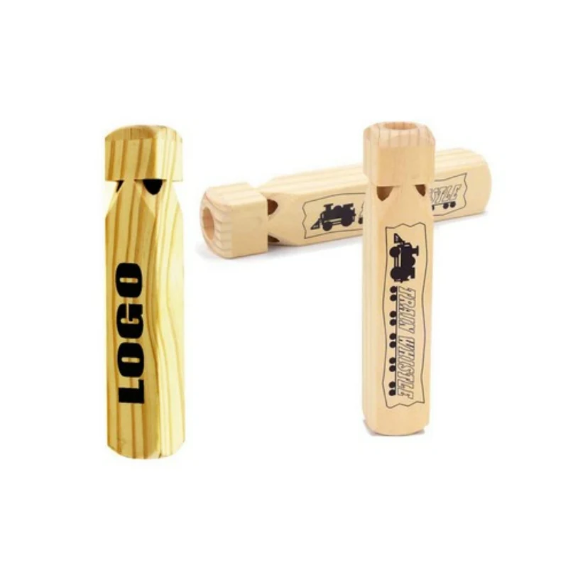 Laser Engraved Wooden Train Whistle 1