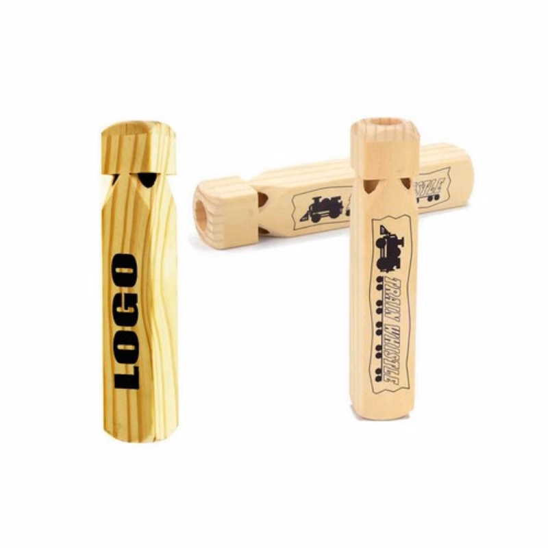 Laser Engraved Wooden Train Whistle