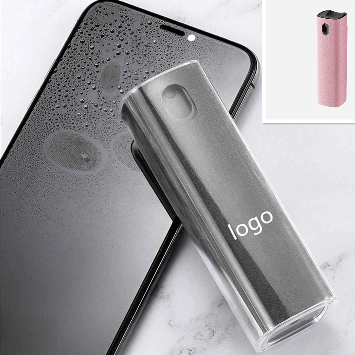 2 in 1 Spray and Microfiber Cloth Touchscreen Mist Cleaner 1