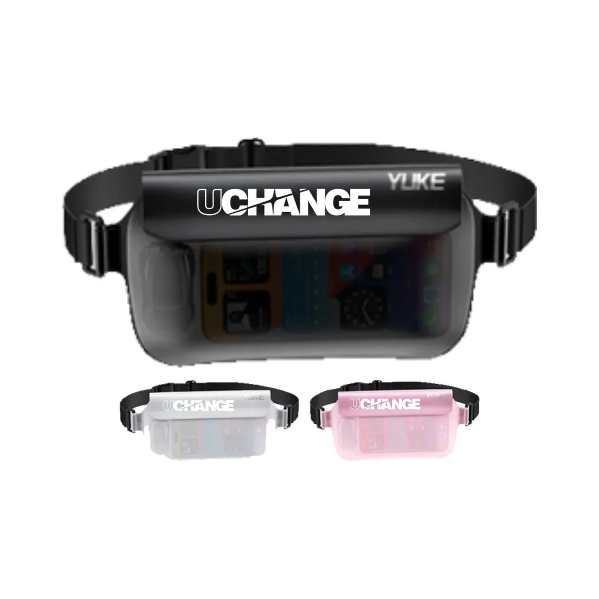 Waterproof Phone Waist Pouch With Touchscreen Window 1