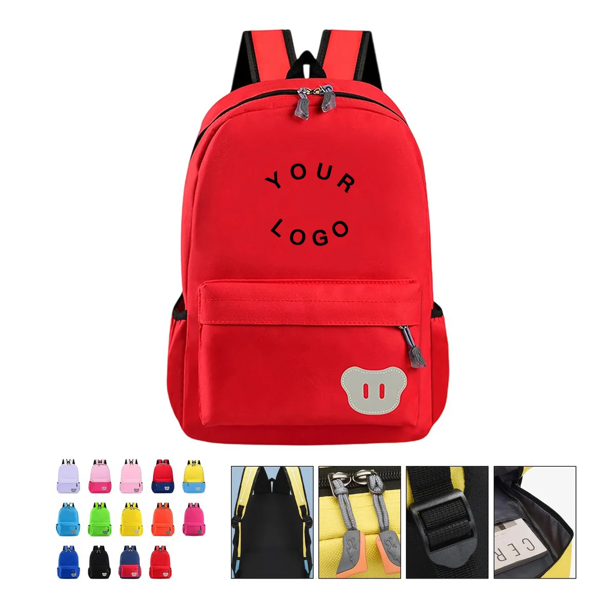 Reflective Student Backpack with Safety Sticker 1