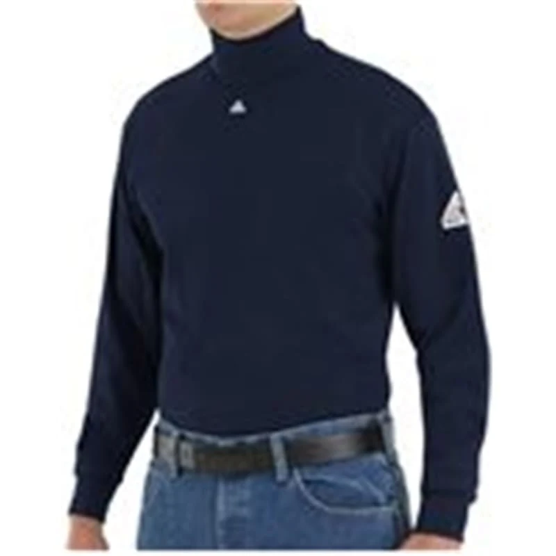 Bulwark Men's Tall Tagless Mock TurtleNeck EXCEL FR - SEK2T 1