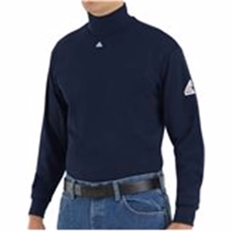 Bulwark Men's Tall Tagless Mock TurtleNeck EXCEL FR - SEK2T