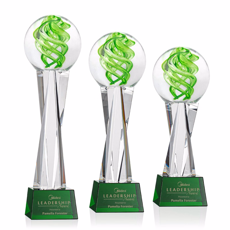 Vortex Award on Grafton Base - Green