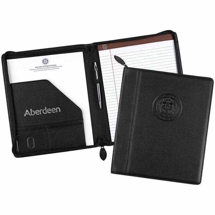 New Englander Zippered Pad Folio