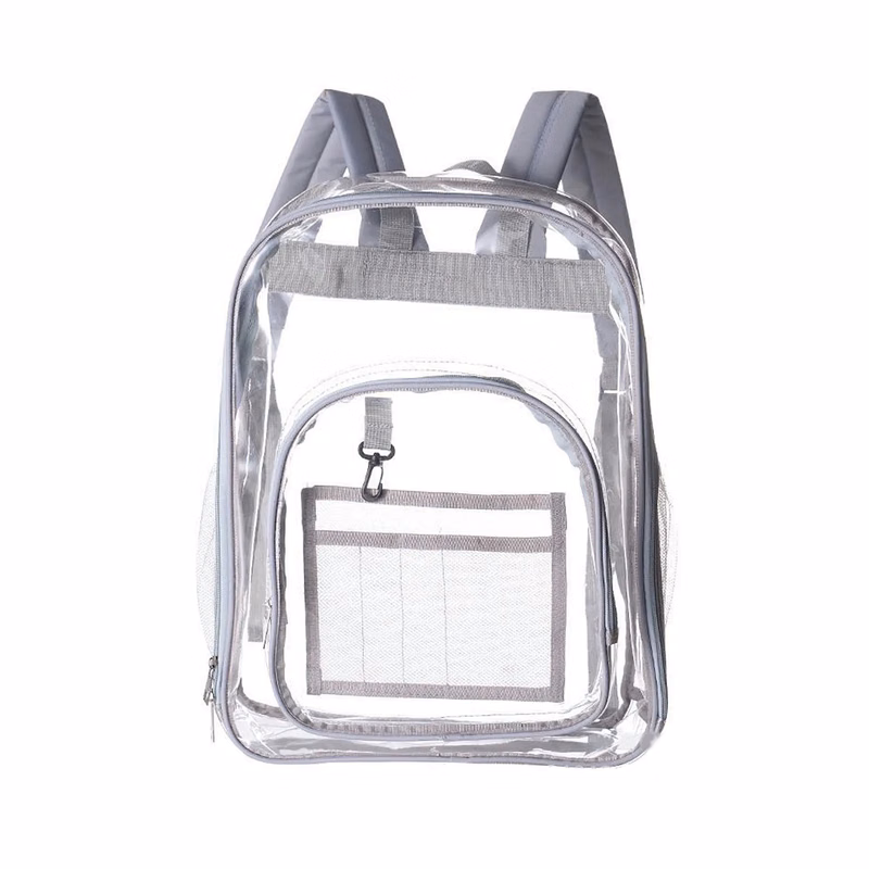 5"Wx11"Lx14" HClear Backpack PVC Transparent Bag