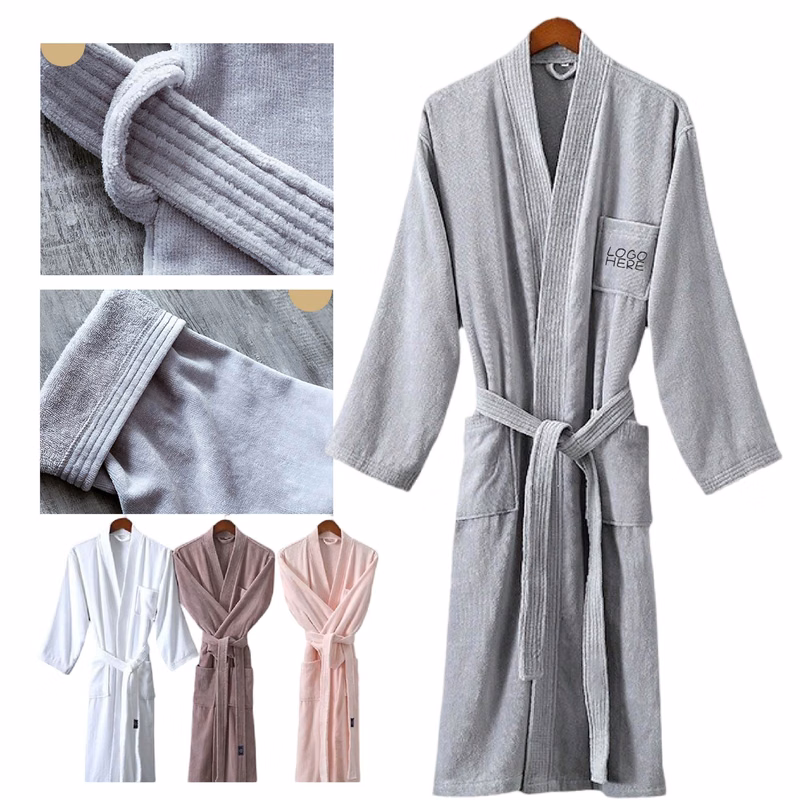 Cotton Waffle Bathrobe
