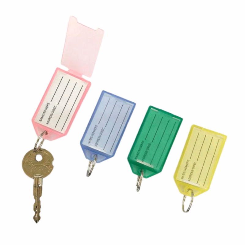 PVC Name Tag Keychain