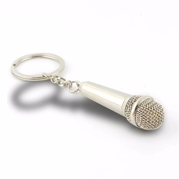 Microphone Keychain