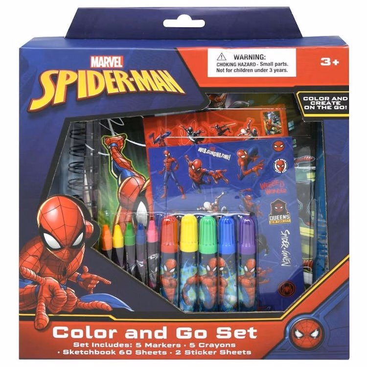 Spider-Man Color & Go Sets