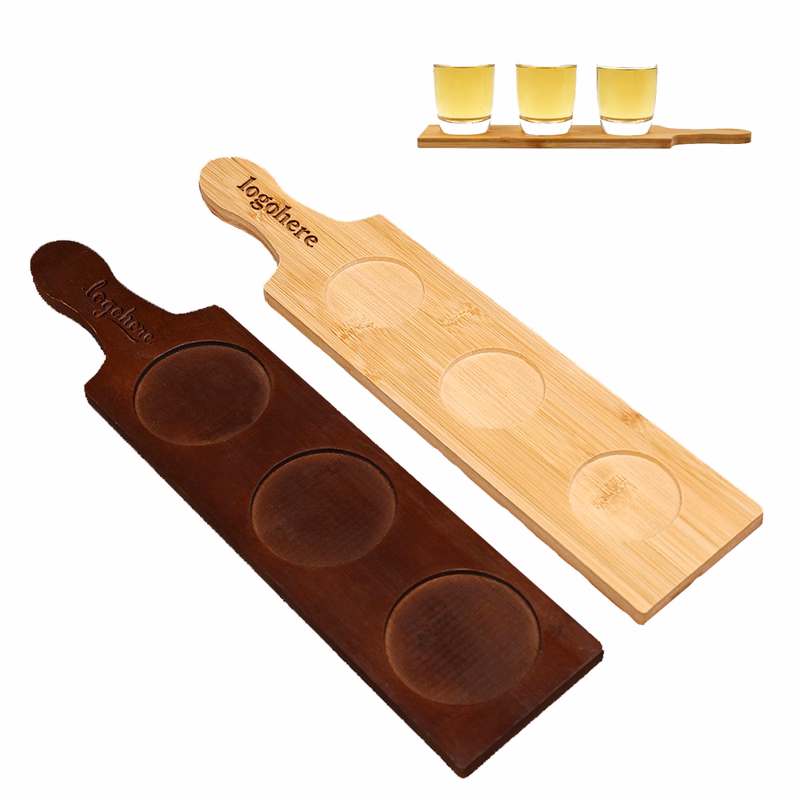 Wooden Shot Glass Tray