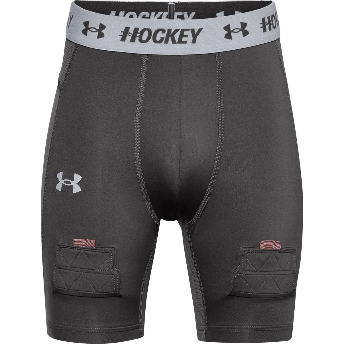 Boys' UA Hockey Fitted Shorts 1