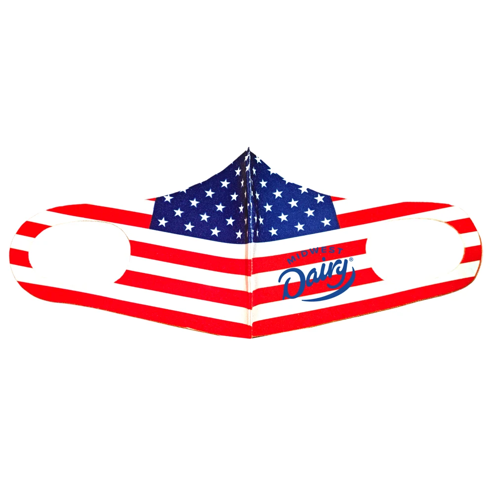 United States Flag Design Face Mask One Layer 1