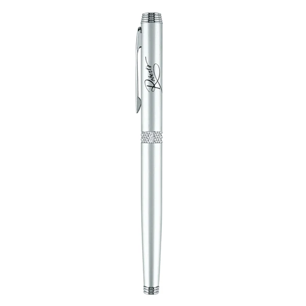 Apolo-II Satin Chrome Metal Pen, Rollerball Pen 1