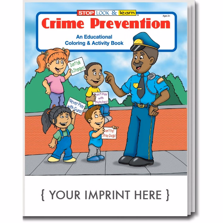 COLORING BOOK - Crime Prevention Coloring & Activity Book
