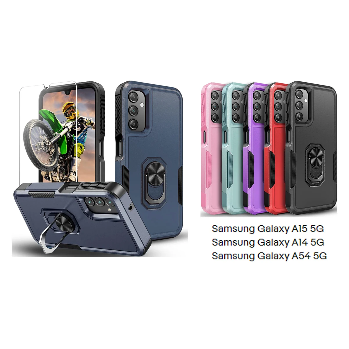 iBank ® Shockproof Case compatible with Galaxy A17/A16/S26/S25/S62 1