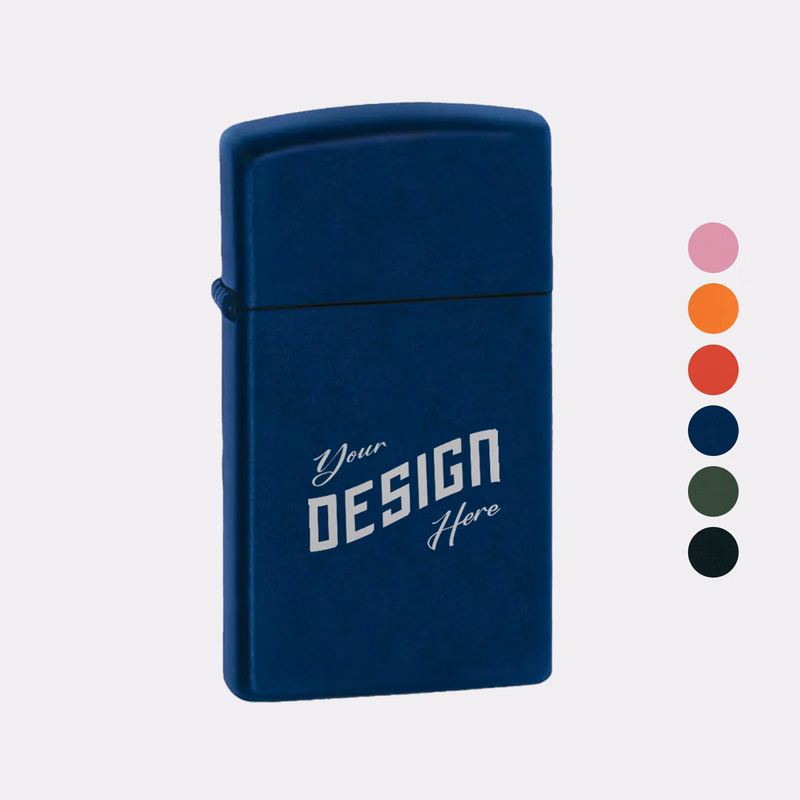 Zippo® USA-Made Slim Matte Color Windproof Lighter
