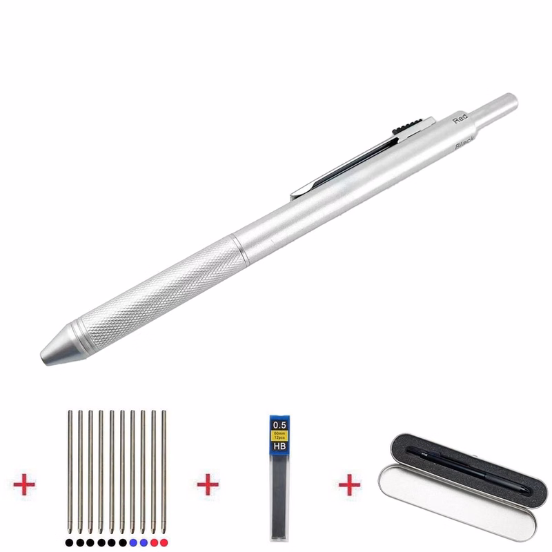 3 Color Metal Ballpoint Pen & Pencil