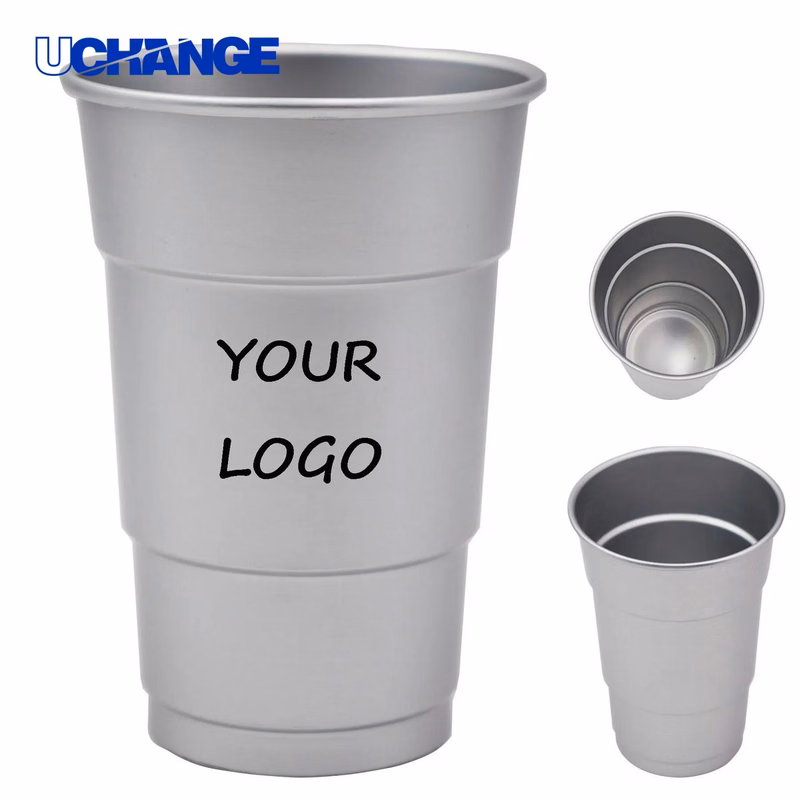 17oz Reusable Aluminum Stadium Cup for Events & Sports Venues
