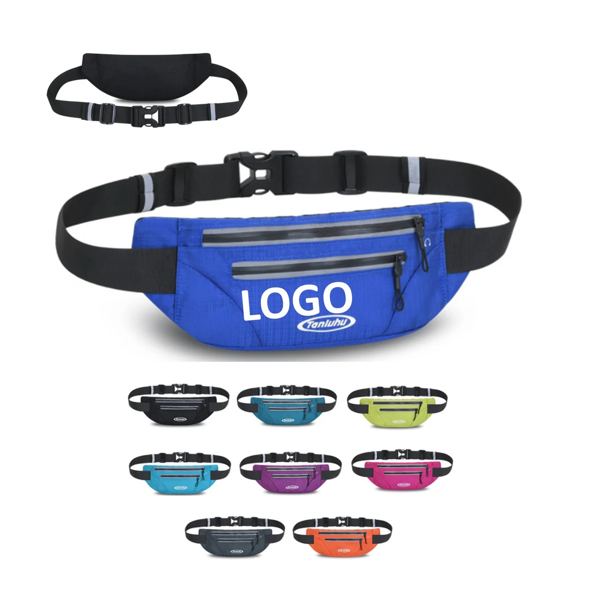 Waterproof Night Running Reflective Waist Bag 1