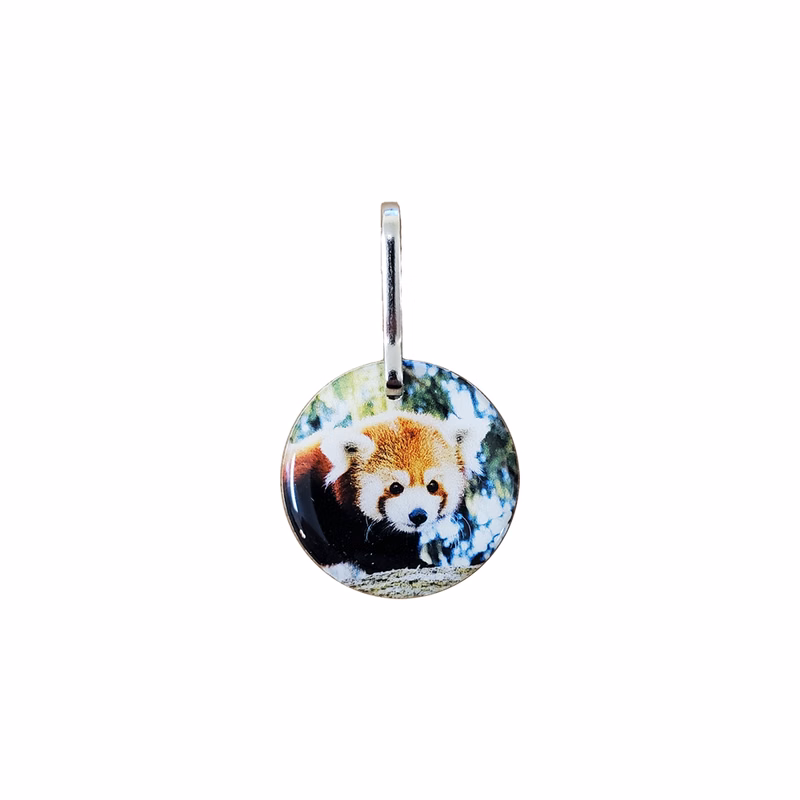 Zipper Pull Charms / Tag with double sided custom shape Up to 1 Sq. In.