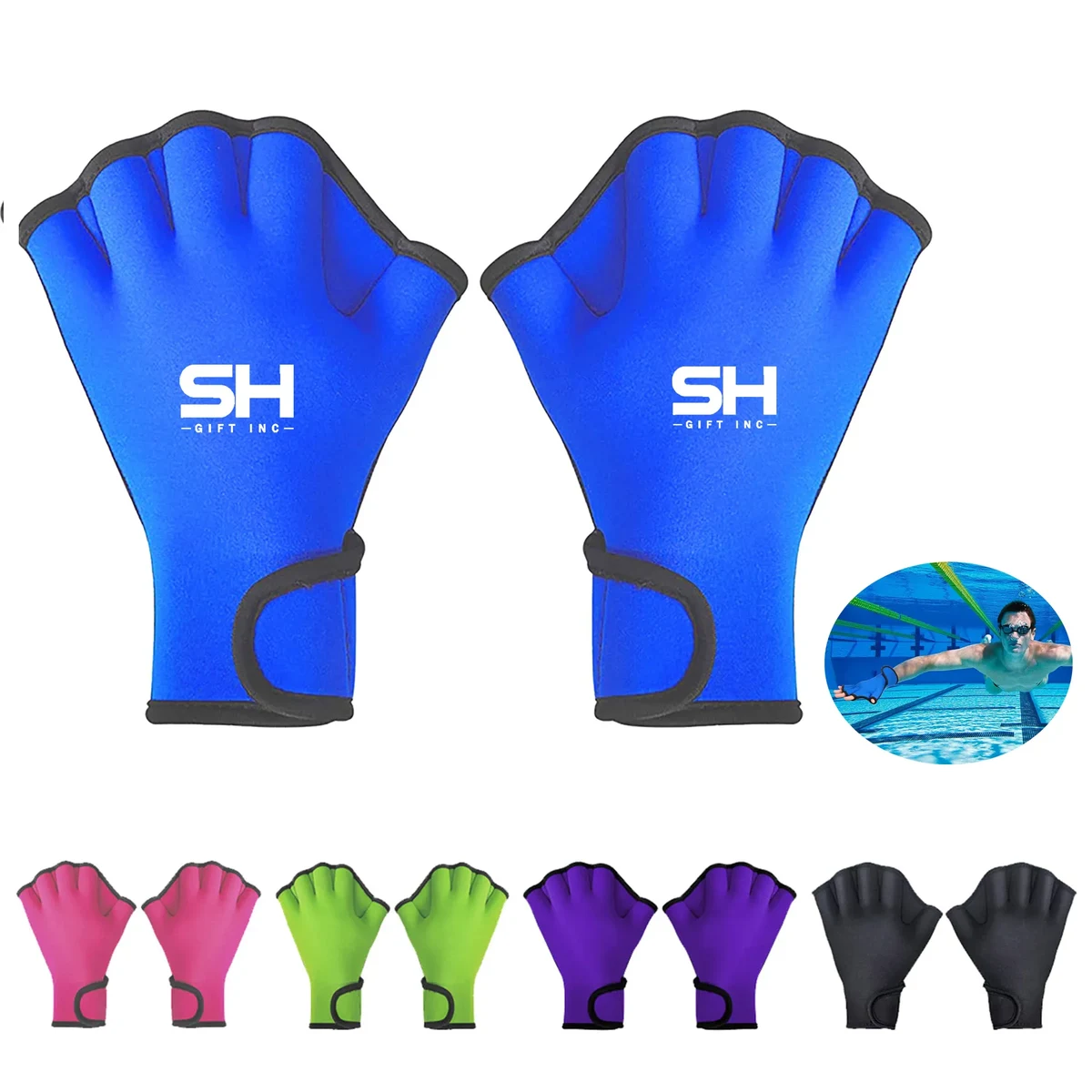 Swim Sports Webbed Paddle Gloves 1