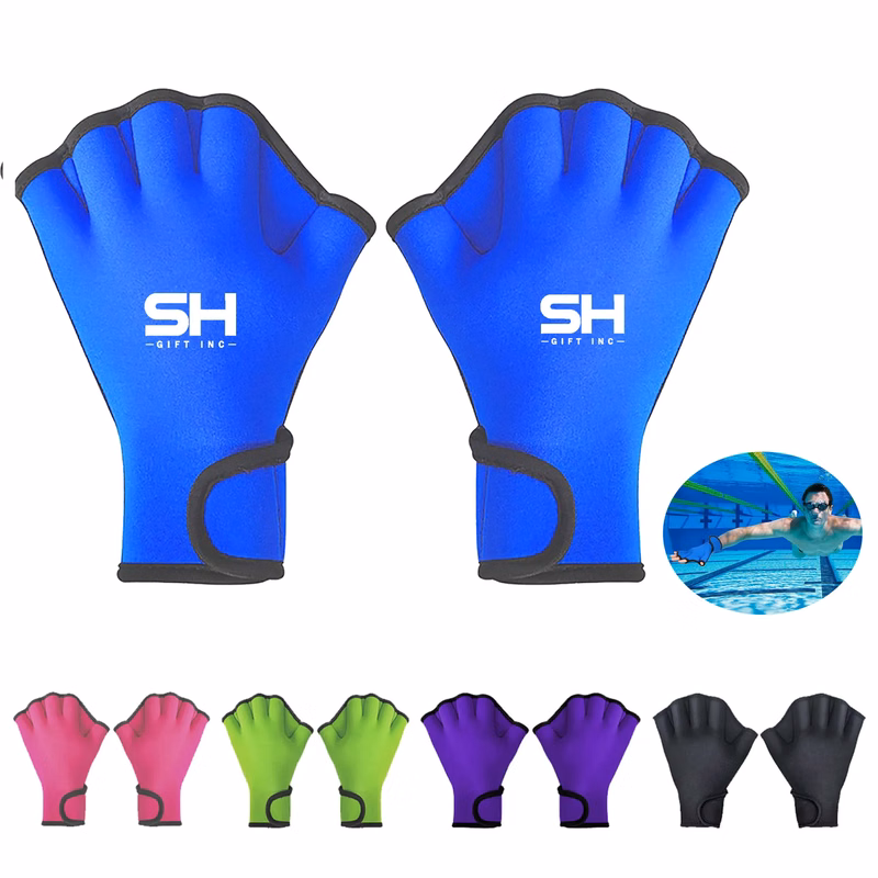 Swim Sports Webbed Paddle Gloves