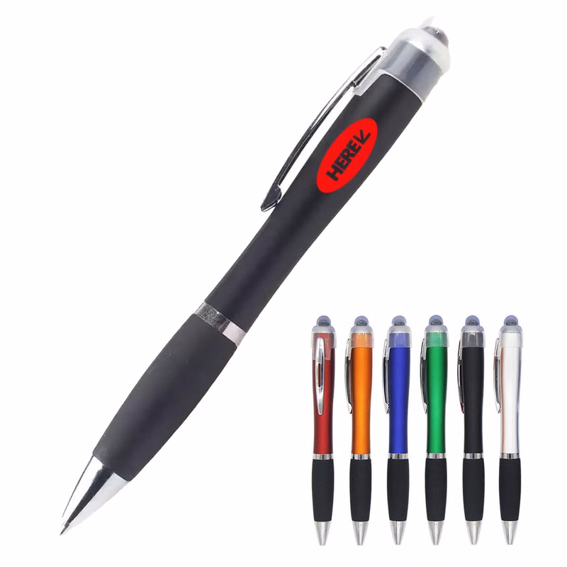 Plastic Touchscreen Lighting Ballpoint Pen