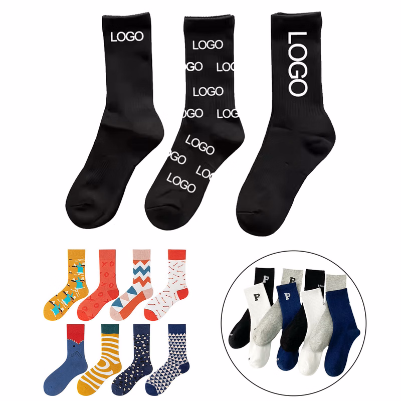 Cotton Long Athletic Basketball Socks for Sports